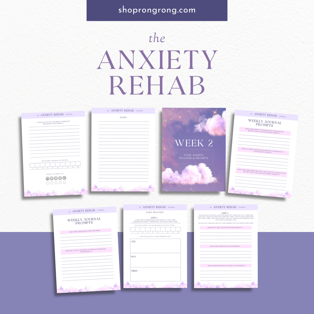 Shop Rongrong The Anxiety Rehab Journal 