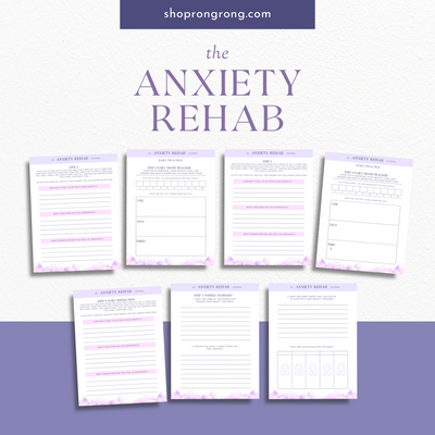Shop Rongrong The Anxiety Rehab Journal  for self love