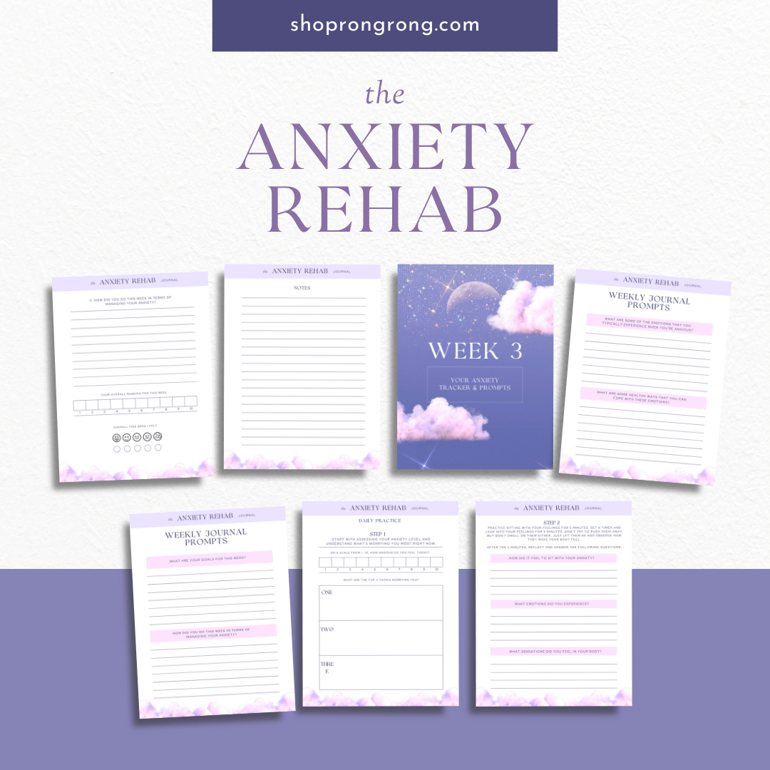 Shop Rongrong The Anxiety Rehab Journal 