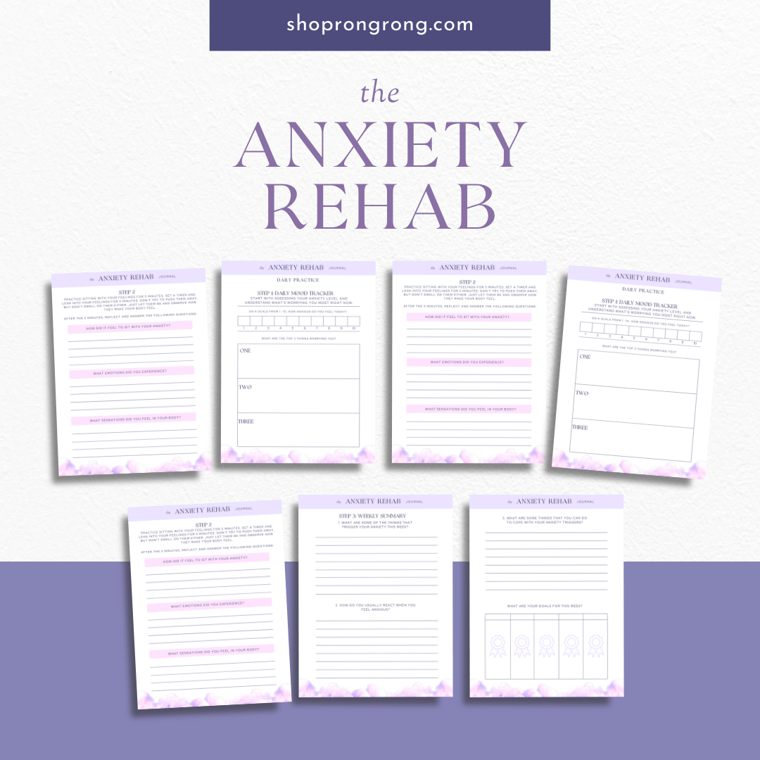 Shop Rongrong The Anxiety Rehab Journal 