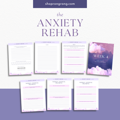 Shop Rongrong The Anxiety Rehab Journal 