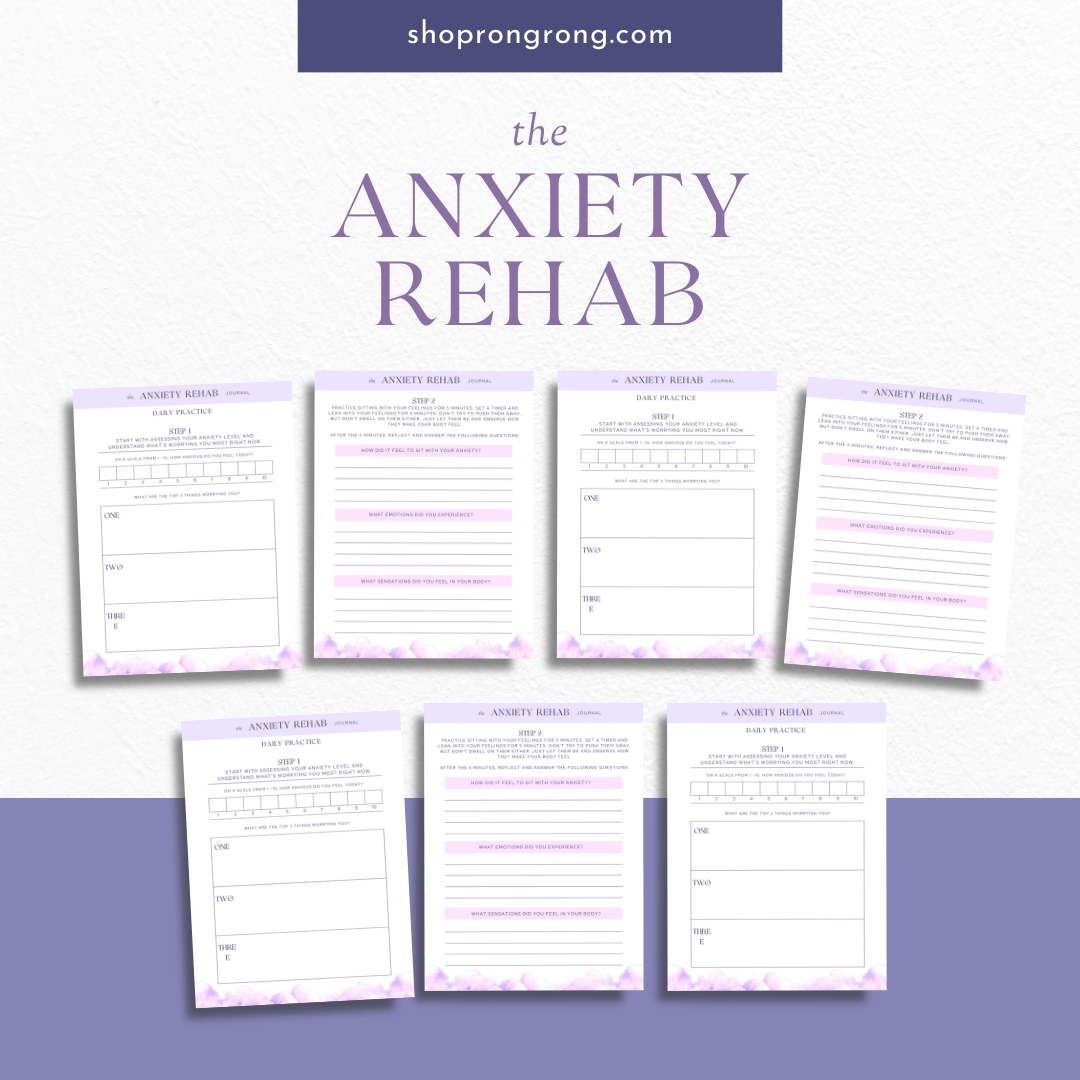 Shop Rongrong The Anxiety Rehab Journal 