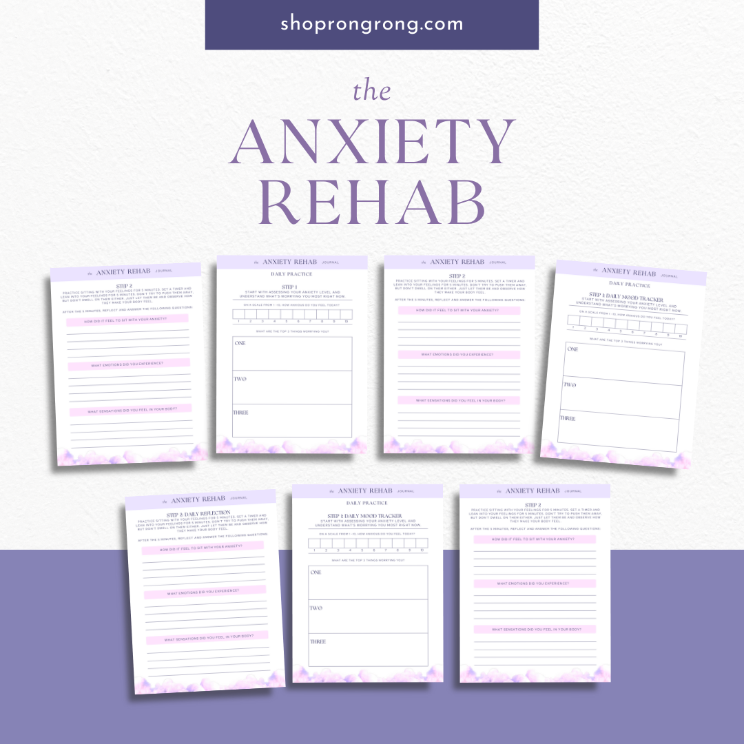 Shop Rongrong The Anxiety Rehab Journal 