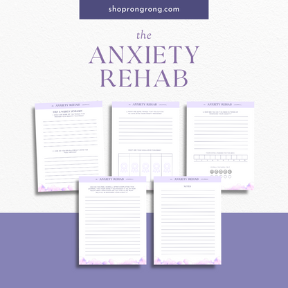 Shop Rongrong The Anxiety Rehab Journal 