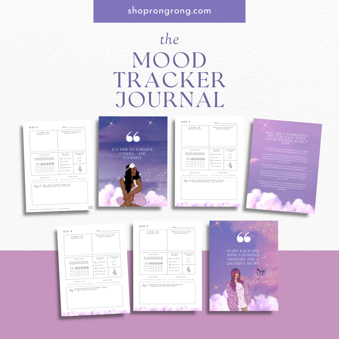 Shop Rongrong The Mood Tracker Digital Journal for Mental Health