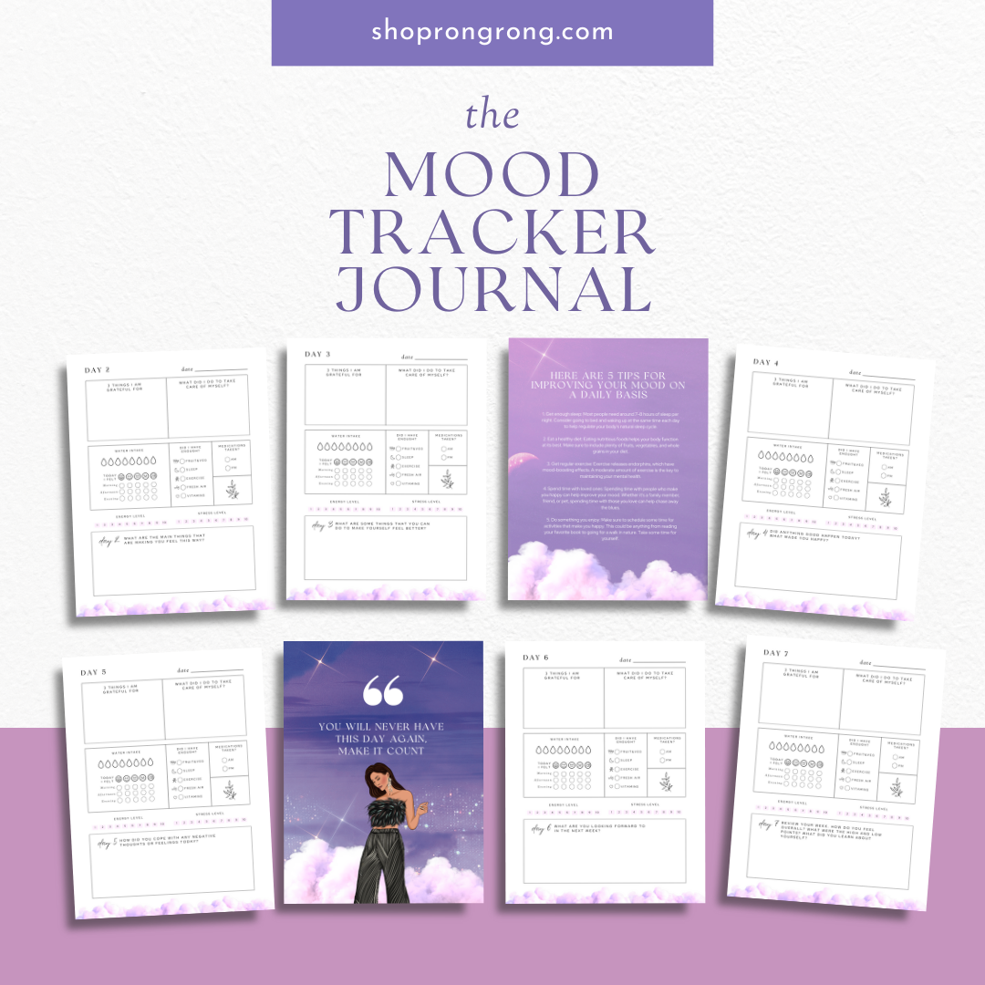 Shop Rongrong The Mood Tracker Digital Journal 