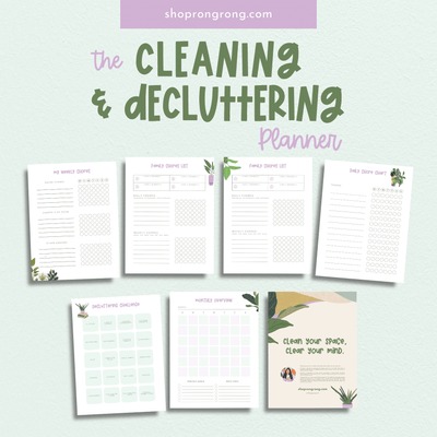 The Cleaning & Decluttering Planner - Shop Rongrong