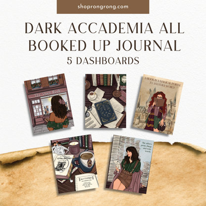 Shop Rongrong Dark Academia All Booked Up Journal [DOWNLOAD]