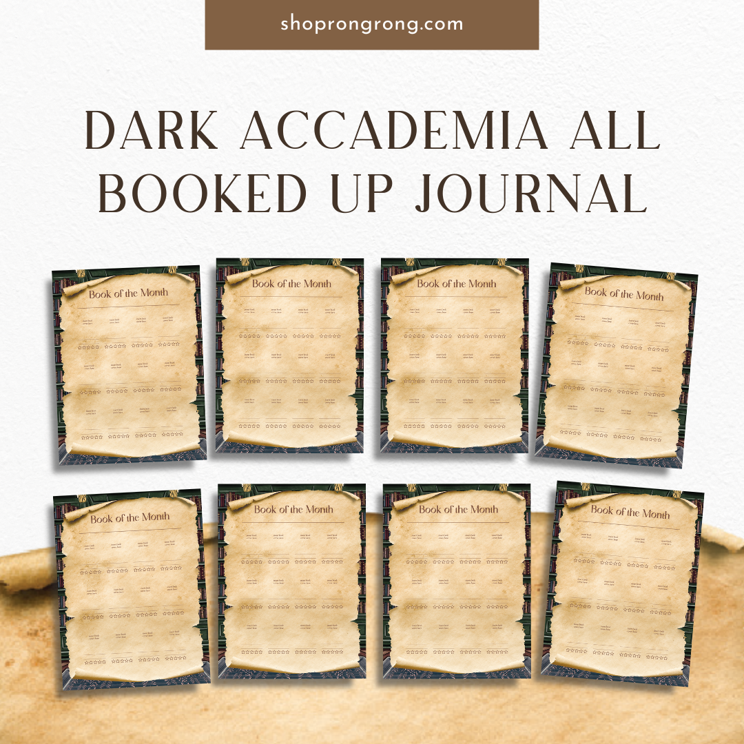 Shop Rongrong Dark Academia All Booked Up Journal [DOWNLOAD]