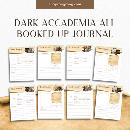 Shop Rongrong Dark Academia All Booked Up Journal [DOWNLOAD]