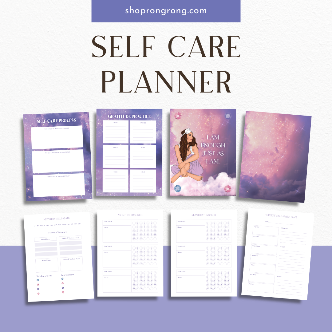 Mindfulness planner for self care