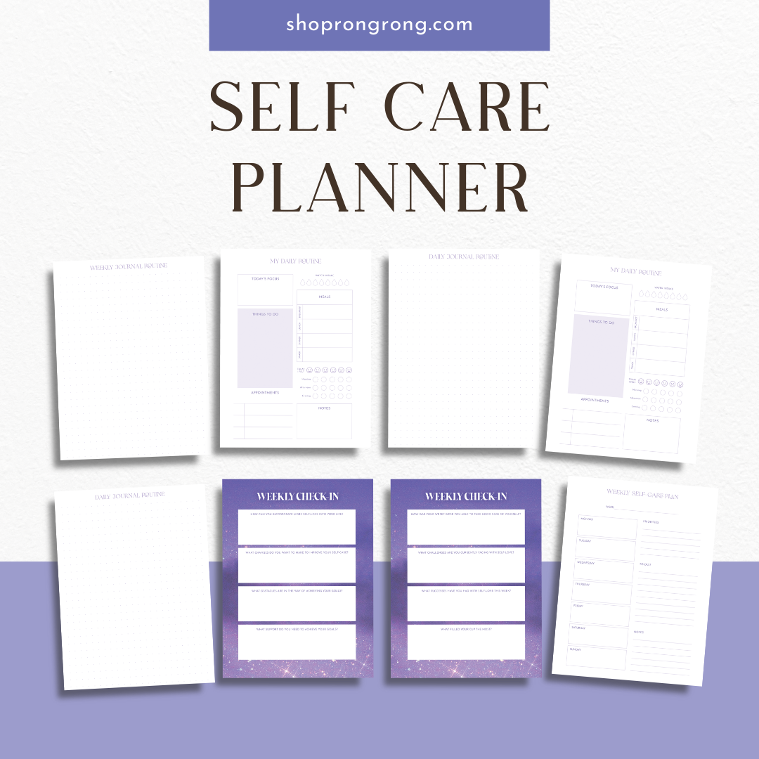 Gratitude and self care planner
