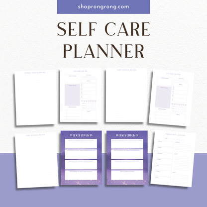 Gratitude and self care planner
