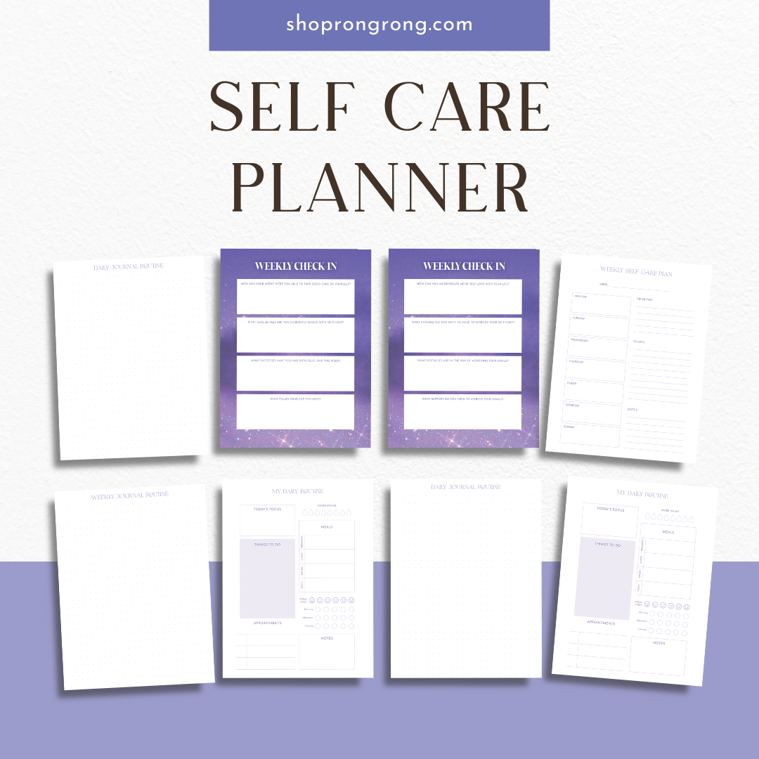 Gratitude and self care planner
