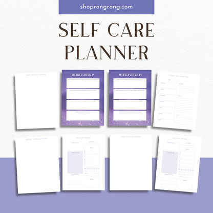 Gratitude and self care planner
