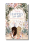 Sticker book cover featuring elegant wedding-themed illustrations in soft pastels, including flowers and rings.