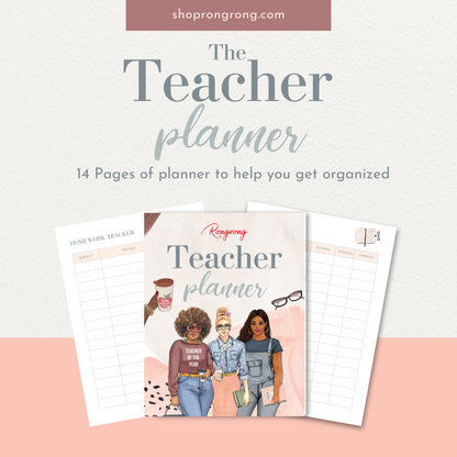 Shop Rongrong The Teacher Planner - Digital Planner for teachers