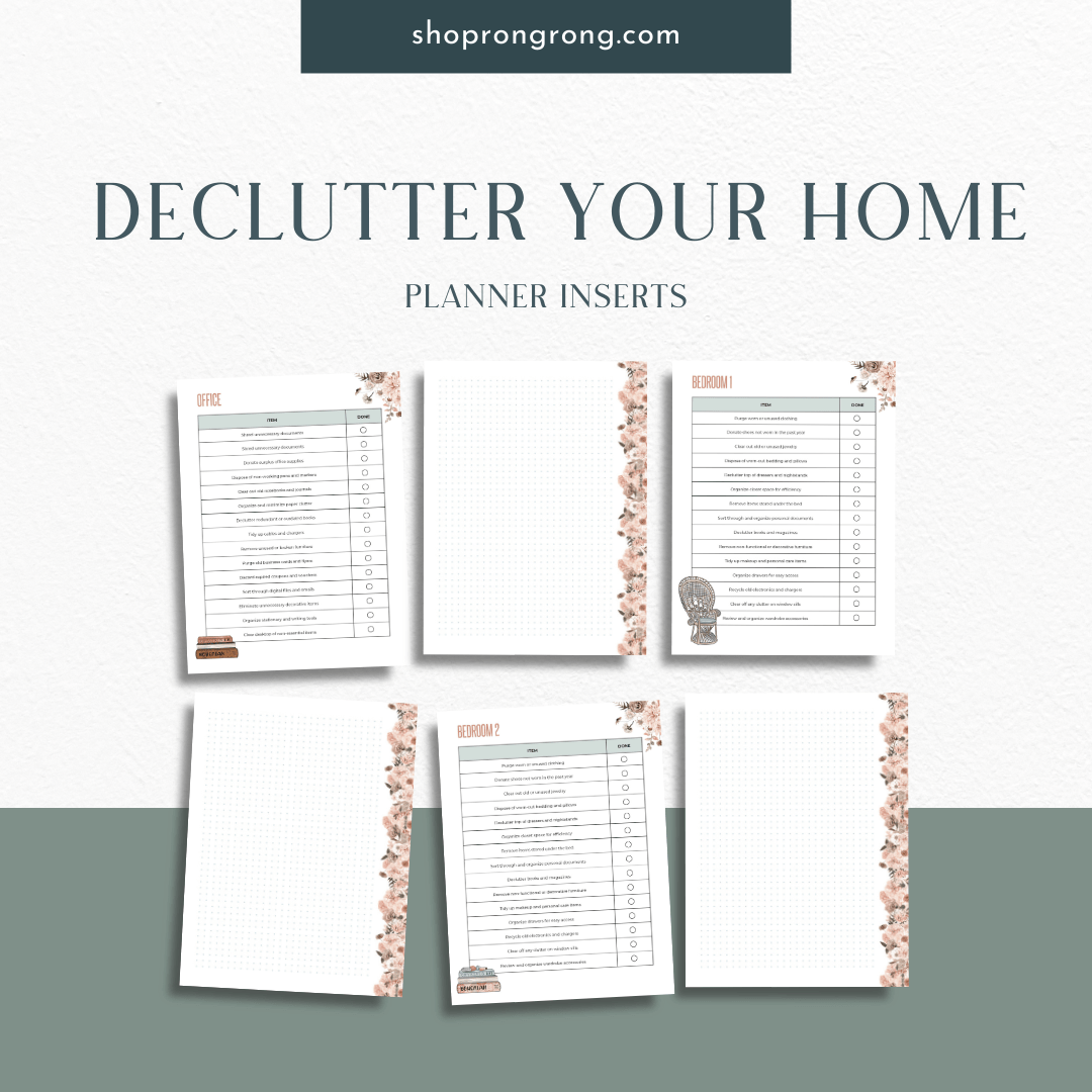 Decluttering decision tree page to help sort items

