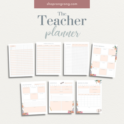 Shop Rongrong The Teacher Planner - Digital Planner