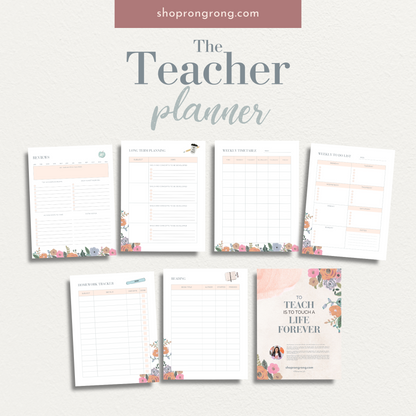 Shop Rongrong The Teacher Planner - Digital Planner for teachers