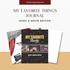My Favorite Things Music & Movies Edition Journal