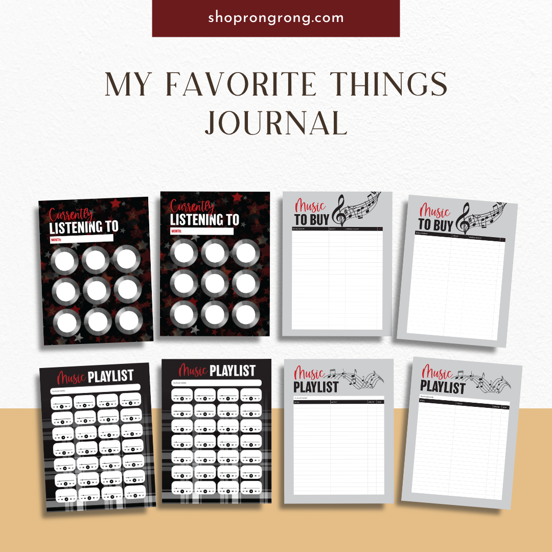 tv show track journal