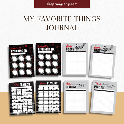 tv show track journal