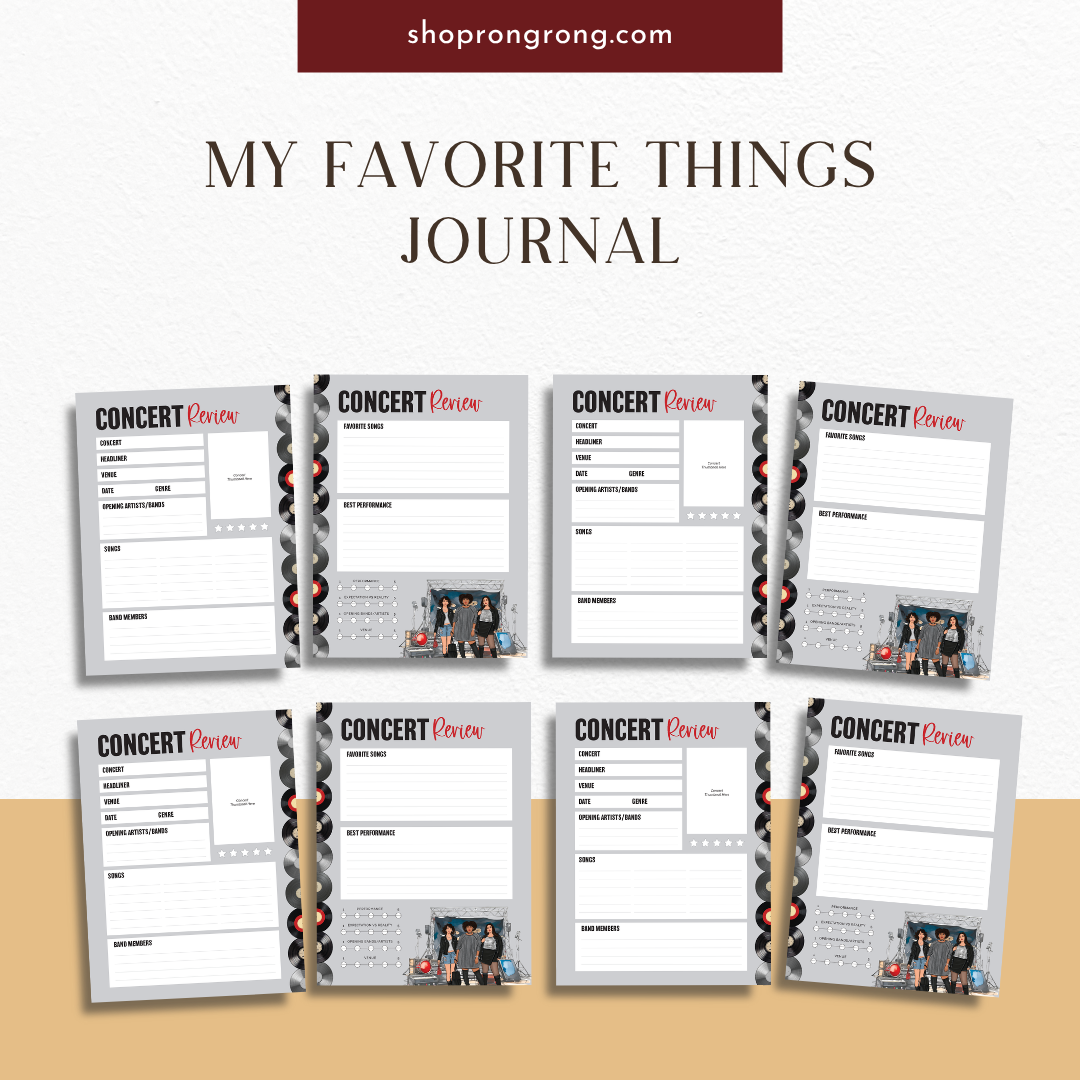 concert review planner
