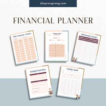 Savings challenge worksheet displayed on iPad

