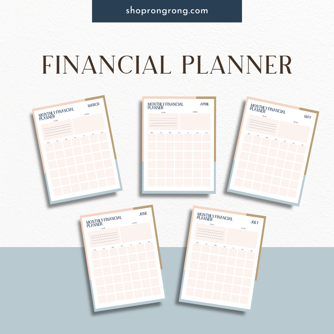 Bill payment checklist page inside printable planner

