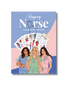 Sticker pack cover featuring vibrant nurse-themed illustrations, including stethoscopes, hearts, and medical icons.