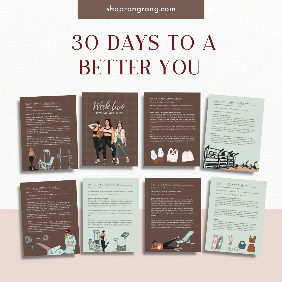 Digital self improvement journal with daily prompts