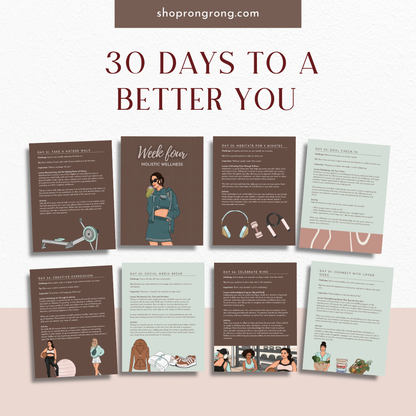 Printable personal growth and self reflection workbook