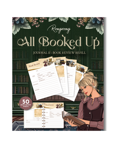 All Booked Up Journal II - Book Review Refills