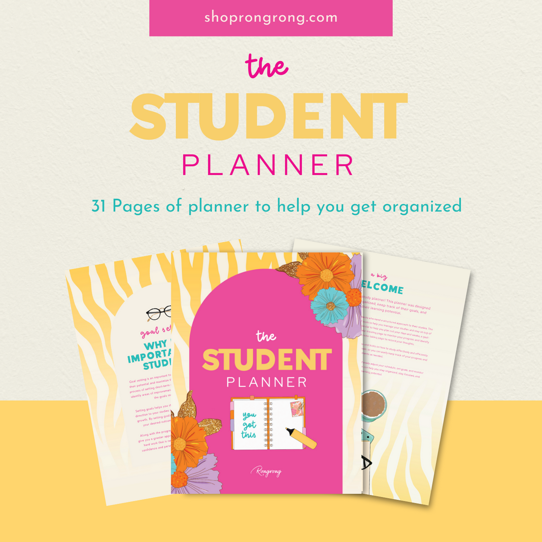 Shop Rongrong The Student Digital Planner 2023