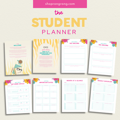 Shop Rongrong The Student Digital Planner Study Plan