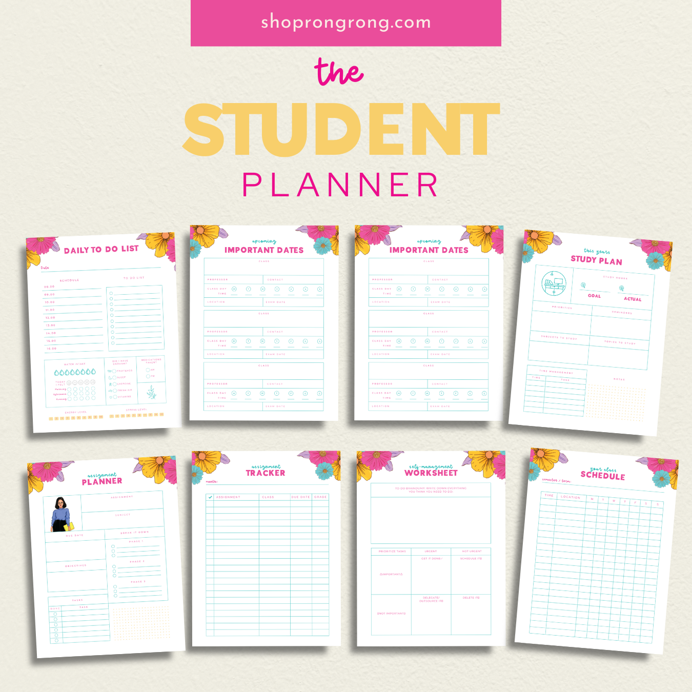 Shop Rongrong The Student Digital Planner for iPad