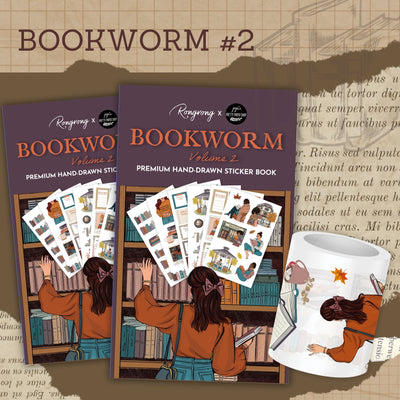 Shop Rongrong Fall 2023 Collection Bundle Bookworm Sticker Book