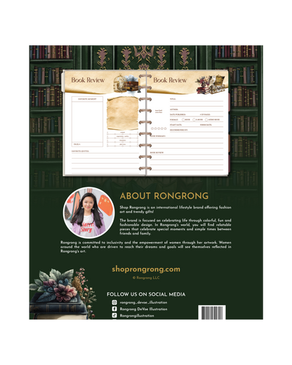 All Booked Up Journal II - Book Review Refills Back cover