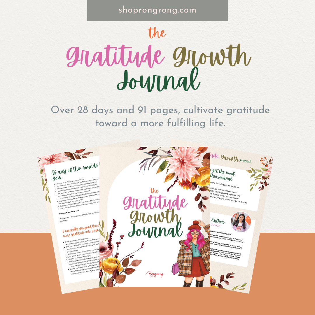 Shop rongrong Digital The Gratitude Growth Journal  