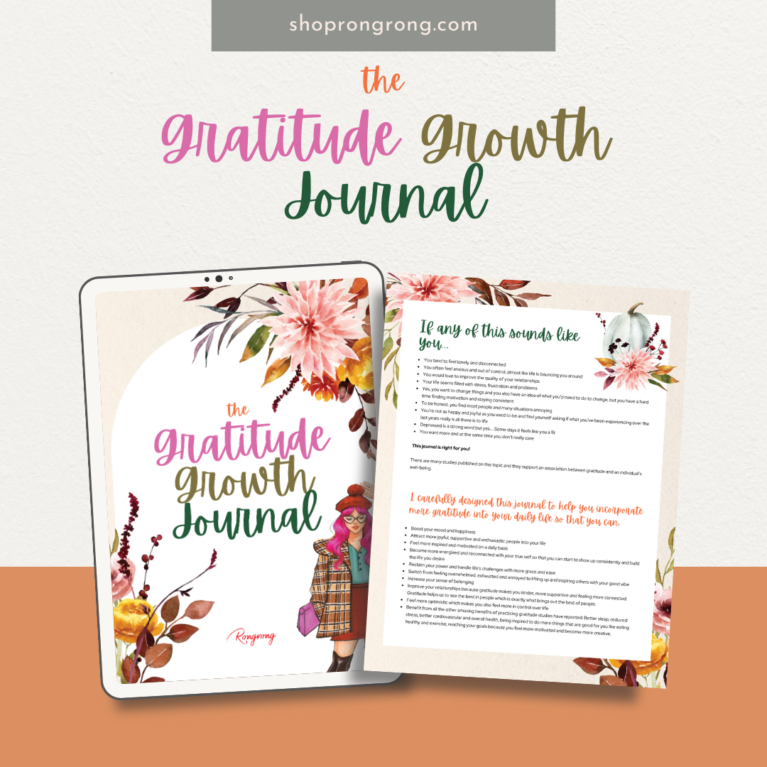 Shop rongrong Digital The Gratitude Growth Journal for ipad