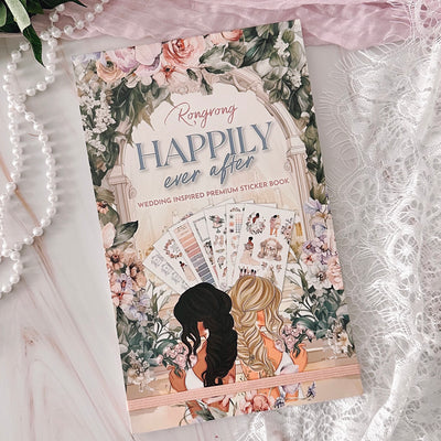 Happily Ever After Wedding Sticker Book