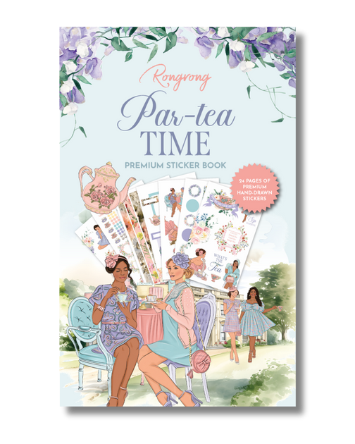Par-Tea Time Sticker Book | Handcrafted Sticker Book | Decorative ...