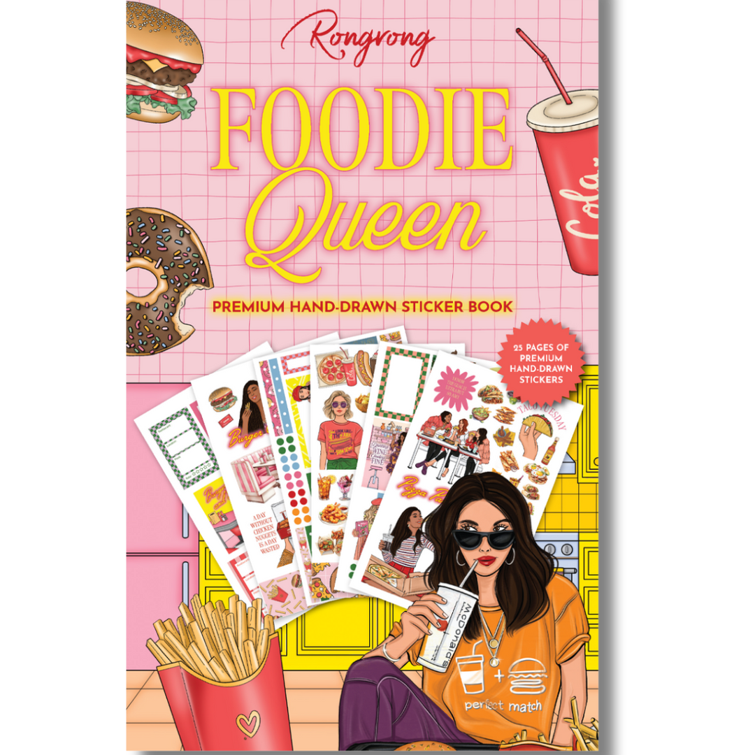 Foodie Queen Sticker Book  