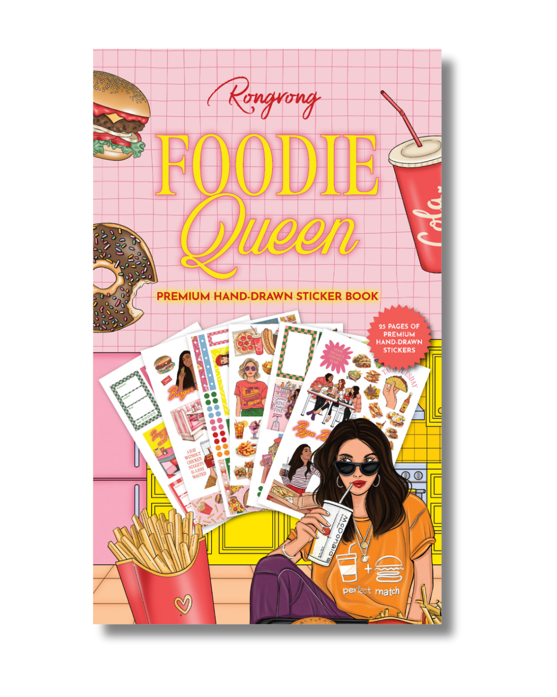 Foodie Queen Sticker Book  