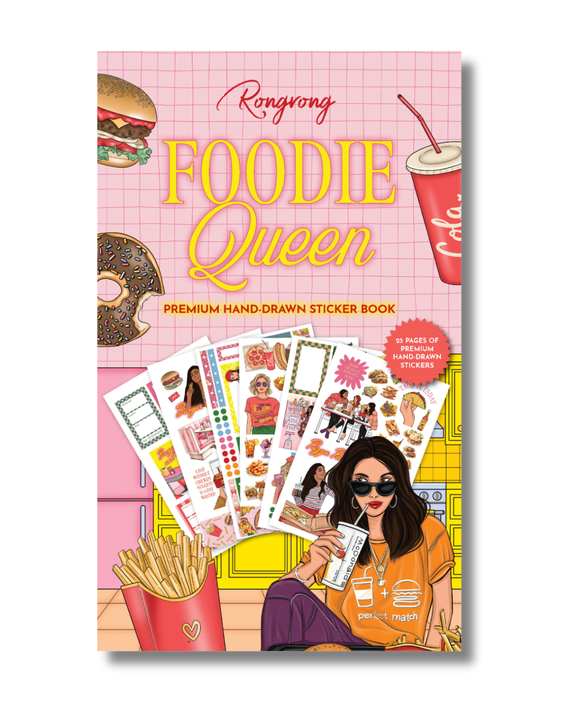 Foodie Queen Sticker Book  