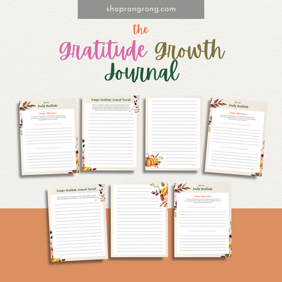 Shop rongrong Digital The Gratitude Growth Journal  for digital planner