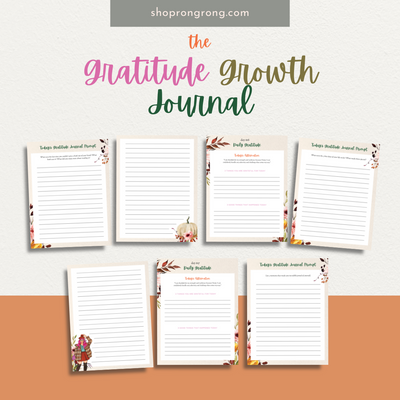 Shop rongrong Digital Download The Gratitude Growth Journal  