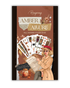 Sticker book cover featuring elegant designs in warm amber tones, showcasing floral patterns and stylish lettering.
