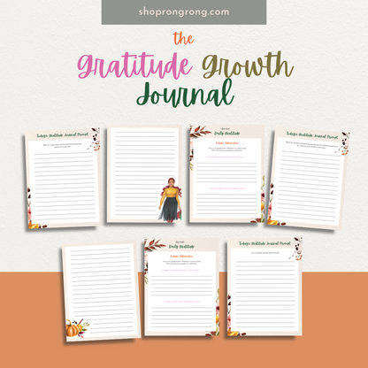 Shop rongrong Digital The Gratitude Growth Journal  